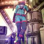 Stellar Spacesuit for Genesis 8.1 Females Stellar Spacesuit for Genesis 8.1 Females