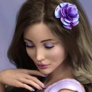 Hair Flower for Genesis 8 and 8.1 Females Hair Flower for Genesis 8 and 8.1 Females
