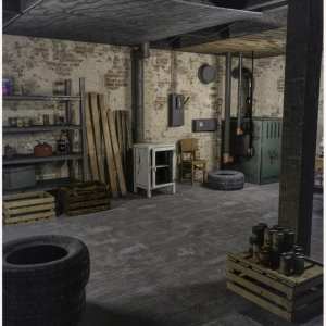 FG Dusty Basement With Poses For Genesis 8 Female(s) FG Dusty Basement With Poses For Genesis 8 Female(s)