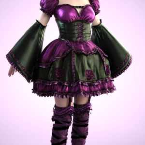 Gothic Lolita Outfit For Genesis 8 Female Gothic Lolita Outfit For Genesis 8 Female