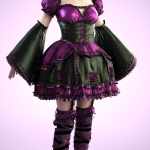 Gothic Lolita Outfit For Genesis 8 Female Gothic Lolita Outfit For Genesis 8 Female