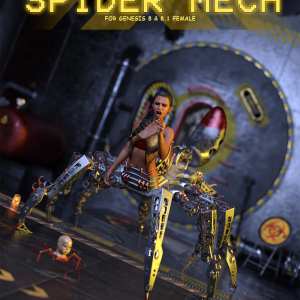 Spider Mech for Genesis 8 and 8.1 Female Spider Mech for Genesis 8 and 8.1 Female
