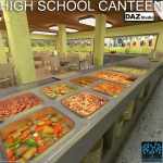 High School Canteen for Daz High School Canteen for Daz