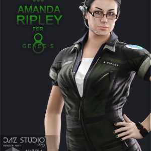 Amanda Ripley for Genesis 8 and 8.1 Female Amanda Ripley for Genesis 8 and 8.1 Female