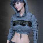 dForce X-Fashion Urban Outfit for Genesis 8 and 8.1 Females dForce X-Fashion Urban Outfit for Genesis 8 and 8.1 Females