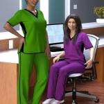 dForce ZO Female Scrub Set for Genesis 8 Females dForce ZO Female Scrub Set for Genesis 8 Females