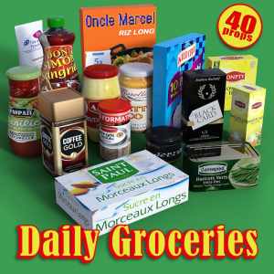 Daily Groceries for DS Iray Daily Groceries for DS Iray