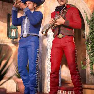 Mariachi Male Outfit Textures Mariachi Male Outfit Textures