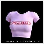 Dforce Slut Crop Top G8F/G8.1F Dforce Slut Crop Top G8F/G8.1F