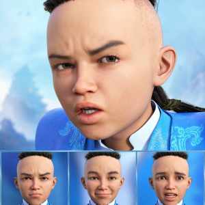 Little Fighter Expressions for Genesis 8.1 Male and Kayden HD 8.1 Little Fighter Expressions for Genesis 8.1 Male and Kayden HD 8.1