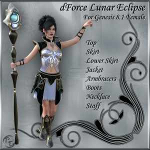 dForce Lunar Eclipse for Genesis 8.1 Female dForce Lunar Eclipse for Genesis 8.1 Female