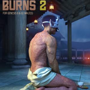 HD BODY BURNS 2 for Genesis 8 & 8.1 Males HD BODY BURNS 2 for Genesis 8 & 8.1 Males