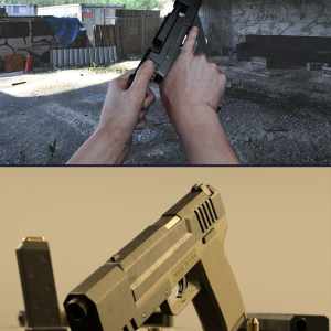 KACC G9R Pistol and Poses for Genesis 8 KACC G9R Pistol and Poses for Genesis 8