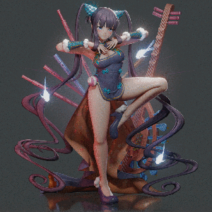 Yang Guifei (blend file) Yang Guifei (blend file)