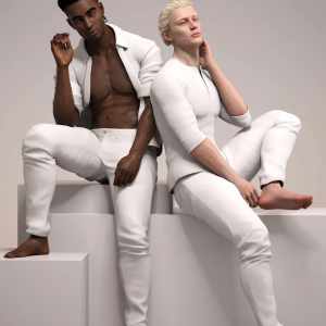 Lookbook for Two Poses and Expressions for Genesis 8.1 Male Lookbook for Two Poses and Expressions for Genesis 8.1 Male