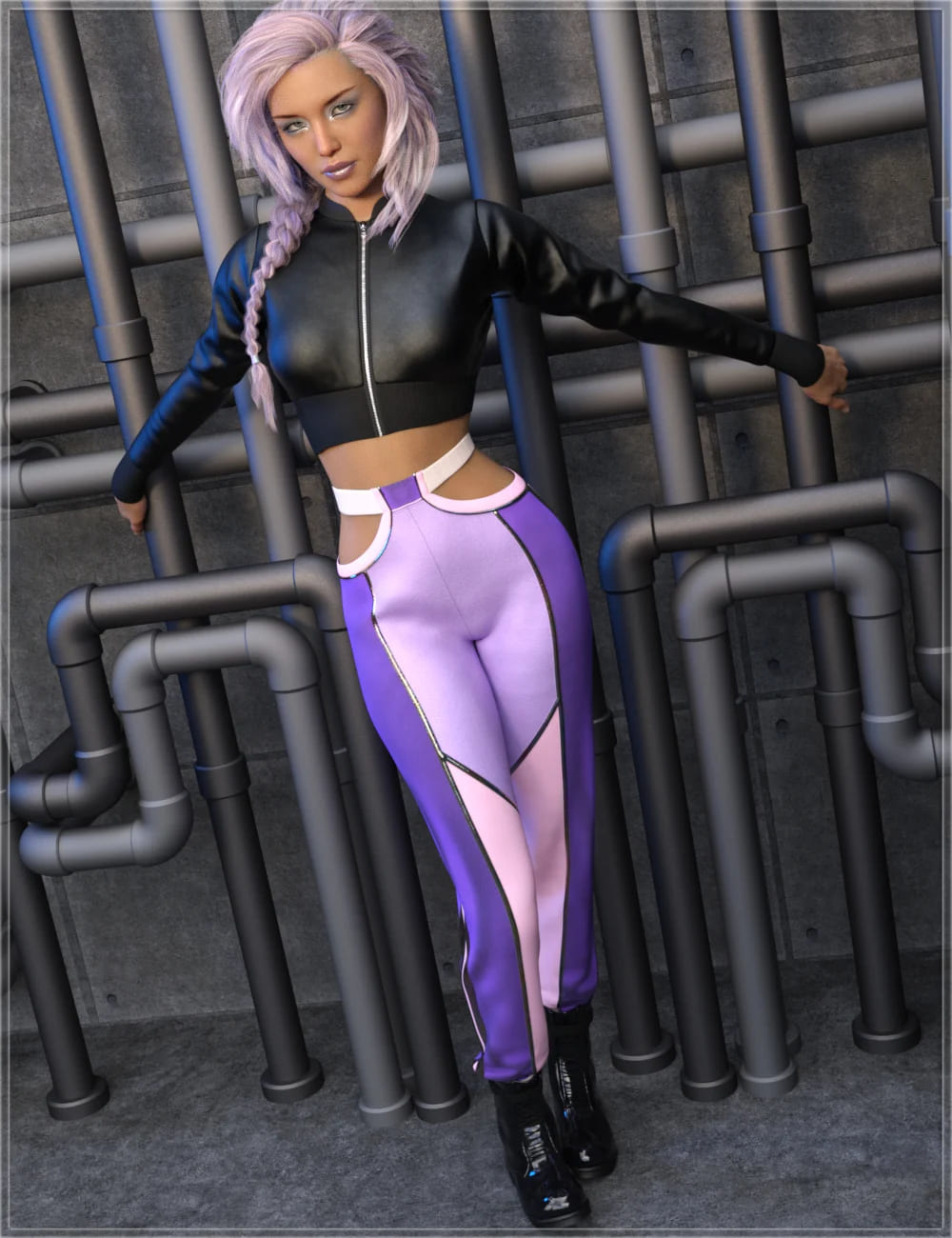 dForce Metro Vibes Outfit for Genesis 8 and 8.1 Females dForce Metro Vibes Outfit for Genesis 8 and 8.1 Females