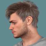 dForce Redz Kaz Hair for Genesis 9 dForce Redz Kaz Hair for Genesis 9