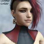 Eva Leather Collar for Genesis 8 Female Eva Leather Collar for Genesis 8 Female