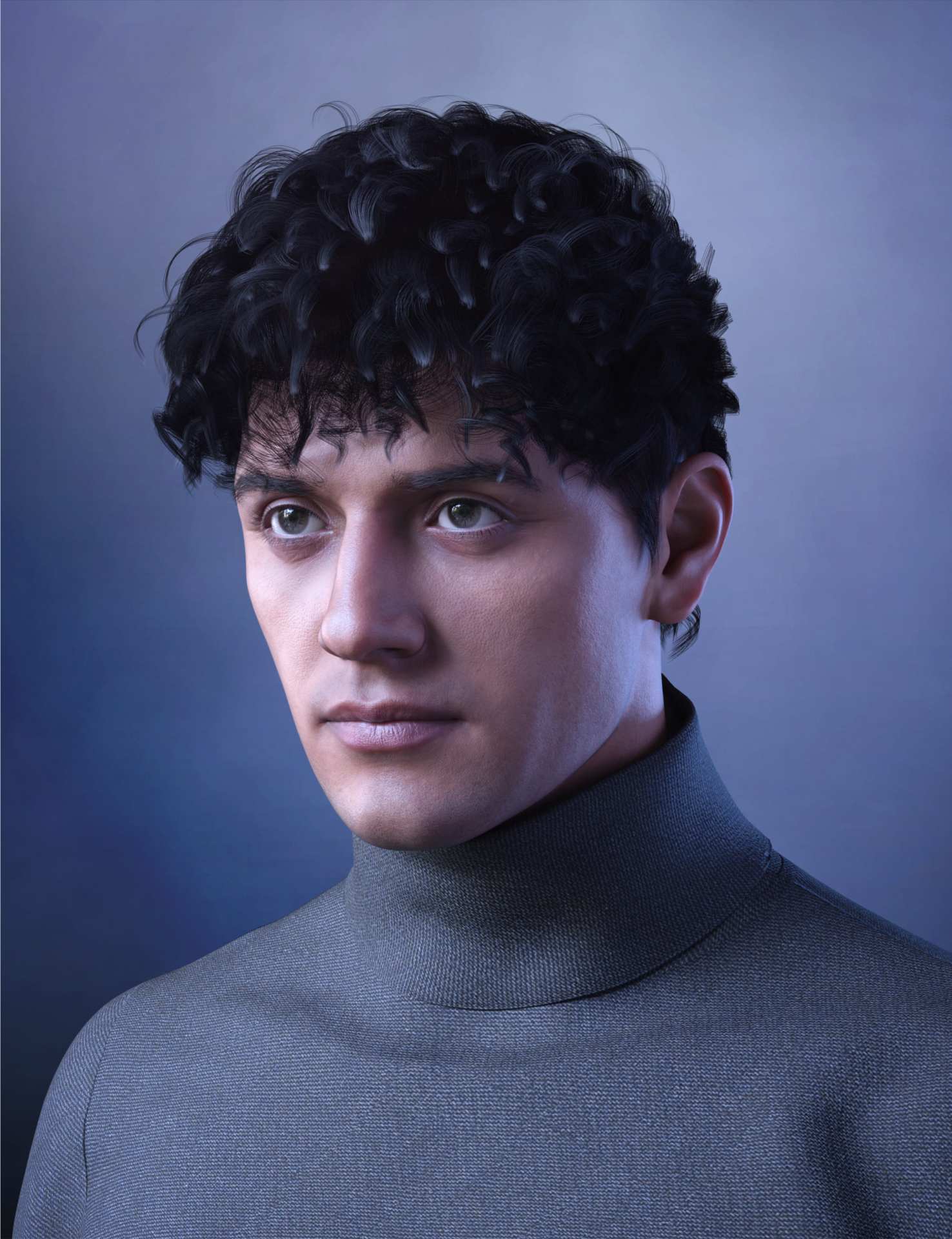 James Hair for Genesis 9 James Hair for Genesis 9