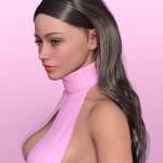 Kitty Cat Night Long Hair for Genesis 9 Kitty Cat Night Long Hair for Genesis 9