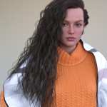 dForce XYZ Zooey Hair for Genesis 9 dForce XYZ Zooey Hair for Genesis 9