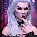 Gothic MakeUp Geoshells for Genesis 8 and 8.1 Female Gothic MakeUp Geoshells for Genesis 8 and 8.1 Female
