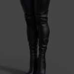 Long Platform Boots for Genesis 8 Female Long Platform Boots for Genesis 8 Female