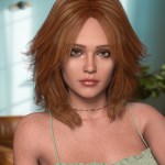 Linette Hair for Genesis 9 Linette Hair for Genesis 9