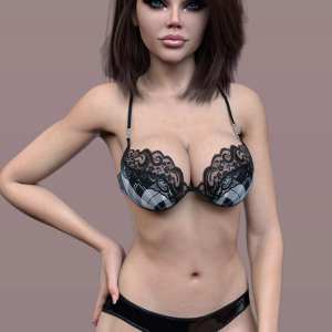 Angelic Belle Lingerie Set for Genesis 9 Angelic Belle Lingerie Set for Genesis 9