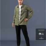 dForce HnC Shirt Jacket Outfit for Genesis 8 Males dForce HnC Shirt Jacket Outfit for Genesis 8 Males