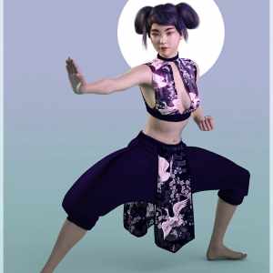 dForce Eastern Wind Outfit for Genesis 8 Females dForce Eastern Wind Outfit for Genesis 8 Females