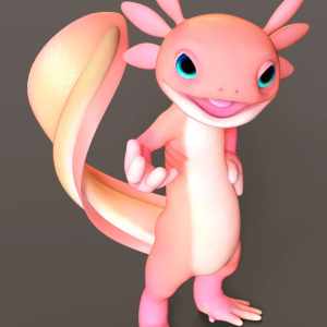 Toon Axolotl for Genesis 8 Males Toon Axolotl for Genesis 8 Males