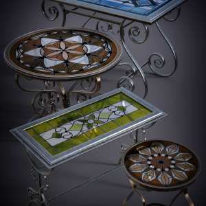 B.E.T.T.Y. Stained Glass Tables B.E.T.T.Y. Stained Glass Tables