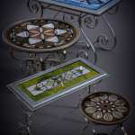 B.E.T.T.Y. Stained Glass Tables B.E.T.T.Y. Stained Glass Tables