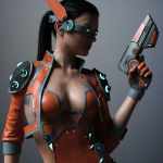 CyberPunk Outfit for Genesis 8 and 8.1 Females CyberPunk Outfit for Genesis 8 and 8.1 Females