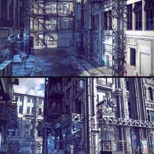 Cyberpunk Back Alley Cyberpunk Back Alley