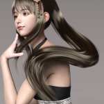 Qiunr Hair for Genesis 8 and 8.1 Females Qiunr Hair for Genesis 8 and 8.1 Females