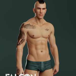Falcon Character and Hair for Genesis 8 Male Falcon Character and Hair for Genesis 8 Male