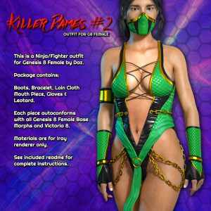 Exnem Killer Dames 2 Outfit for G8 Female Exnem Killer Dames 2 Outfit for G8 Female