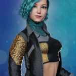 dForce Beautyworks Cyberpunk Outfit 01 For Genesis 8 Females dForce Beautyworks Cyberpunk Outfit 01 For Genesis 8 Females