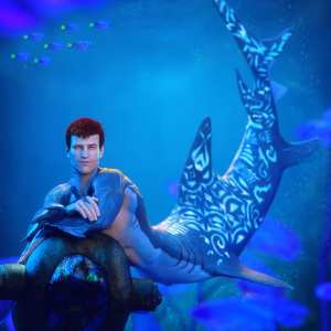 Shark Tail for Genesis 8 Males Shark Tail for Genesis 8 Males