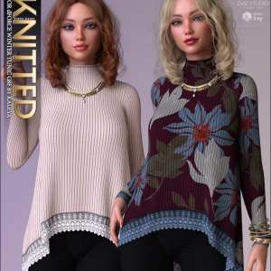 Knitted for dForce Winter Tunic G8F Knitted for dForce Winter Tunic G8F