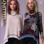 Knitted for dForce Winter Tunic G8F Knitted for dForce Winter Tunic G8F