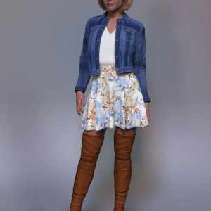 dForce Trixie Spring Outfit for Genesis 9 dForce Trixie Spring Outfit for Genesis 9