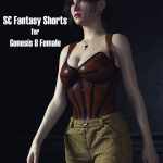 SC Solo Fantasy Shorts for Genesis 8 female SC Solo Fantasy Shorts for Genesis 8 female