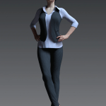 dForce Working Girl Outfit for Genesis 8 Female(s) dForce Working Girl Outfit for Genesis 8 Female(s)