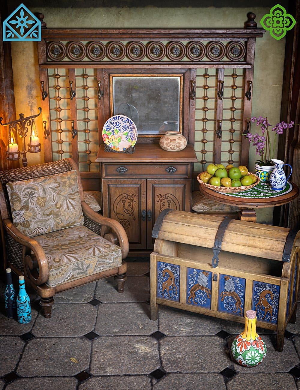 ROG Fantasy Home – Entrance Furniture Set ROG Fantasy Home – Entrance Furniture Set