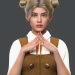 dForce Rong Pretty Outfit for Genesis 9 dForce Rong Pretty Outfit for Genesis 9