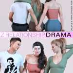 Z Relationship Drama Poses for Genesis 8 Z Relationship Drama Poses for Genesis 8