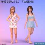 The Girls II – Tweens – Shapes for Genesis 3 Female The Girls II – Tweens – Shapes for Genesis 3 Female